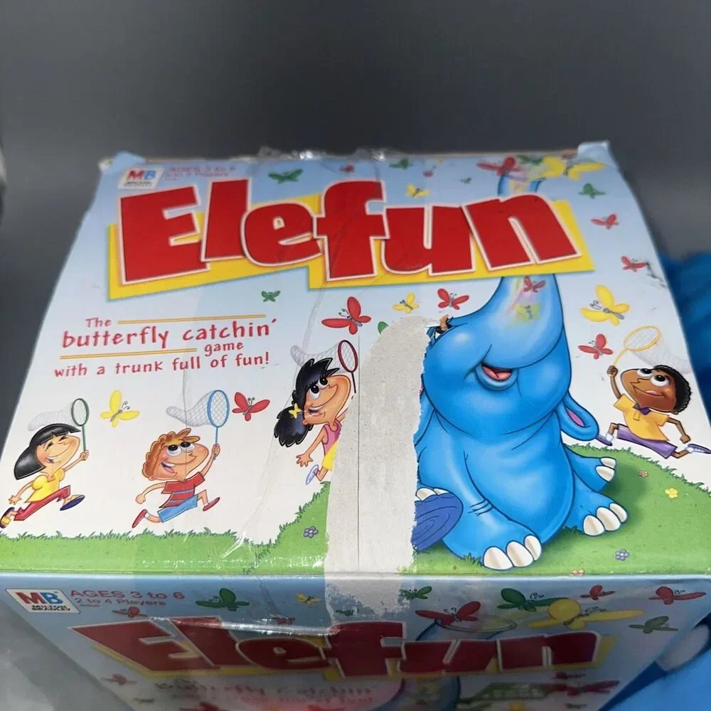 Elefun Butterfly Catching Game 2002 Tested & Works Fresh Batteries Included